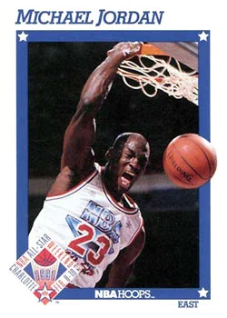 1991-92 Hoops Michael Jordan #253 card image