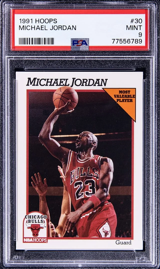 1991-92 Hoops Michael Jordan #30 card image
