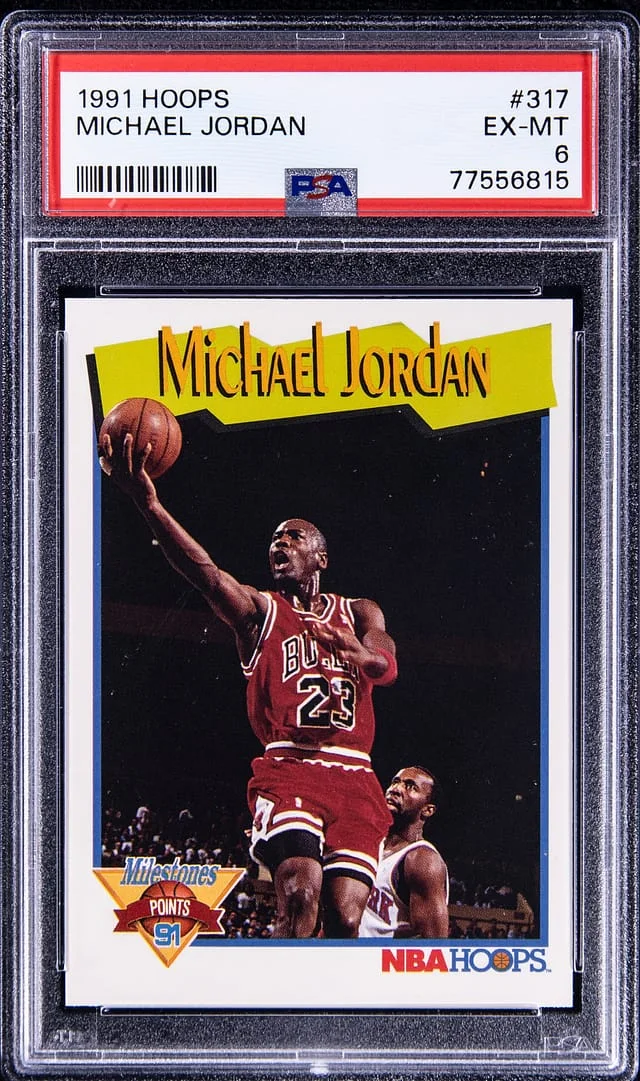1991-92 Hoops Michael Jordan #317 card image
