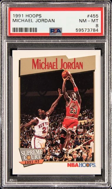 1991-92 Hoops Michael Jordan #455 card image