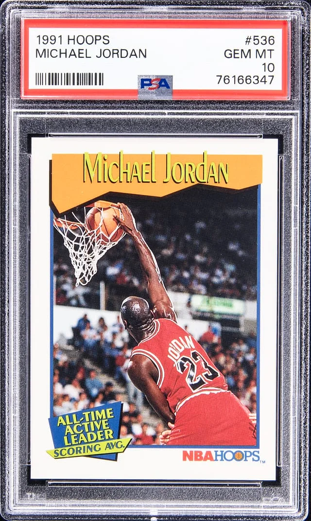 1991-92 Hoops Michael Jordan #536 card image