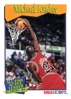 1991-92 Hoops Michael Jordan ATL #536 card image