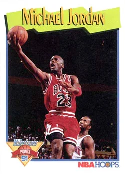 1991-92 Hoops Michael Jordan MS #317 card image