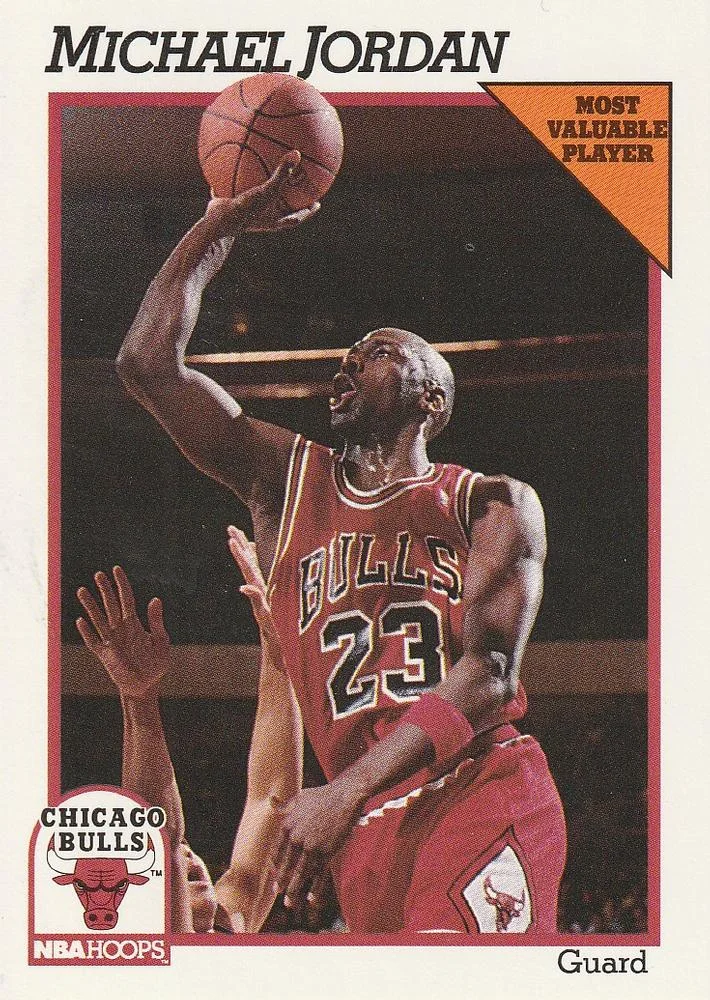 1991-92 Hoops Michael Jordan MVP #30 card image