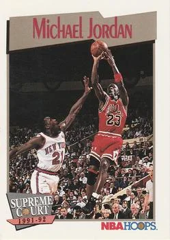 1991-92 Hoops Michael Jordan SC #455 card image