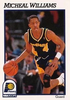 1991-92 Hoops Micheal Williams #90 card image