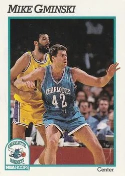 1991-92 Hoops Mike Gminski #22 card image