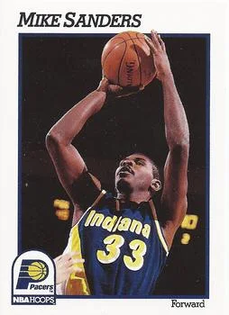 1991-92 Hoops Mike Sanders #86 card image