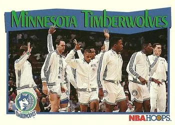 1991-92 Hoops Minnesota Timberwolves TC #289 card image