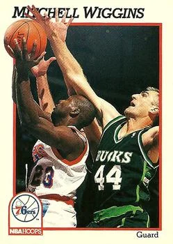 1991-92 Hoops Mitchell Wiggins #415 card image