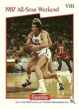 1991-92 Hoops Tom Chambers MVP All-Stars #VIII card back image
