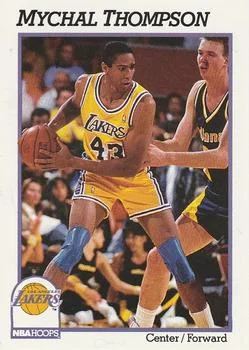 1991-92 Hoops Mychal Thompson #105 card image