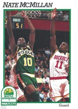 1991-92 Hoops Nate McMillan #441 card image
