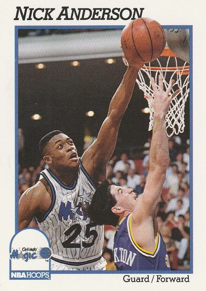 1991-92 Hoops Nick Anderson #147 card image