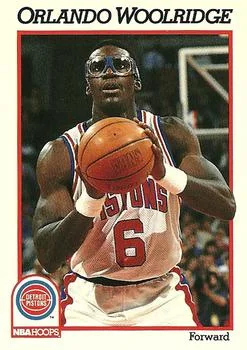 1991-92 Hoops Orlando Woolridge #364 card image
