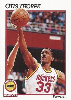 1991-92 Hoops Otis Thorpe #81 card image