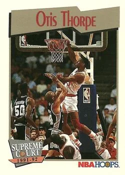 1991-92 Hoops Otis Thorpe SC #468 card image