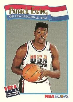 1991-92 Hoops Patrick Ewing USA #577 card image