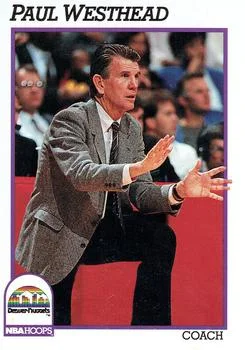 1991-92 Hoops Paul Westhead CO #227 card image