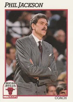 1991-92 Hoops Phil Jackson CO #224 card image
