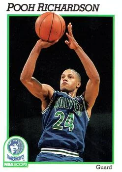 1991-92 Hoops Pooh Richardson #129 card image