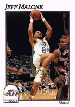 1991-92 Hoops Jeff Malone PROTO [Prototypes] Prototypes #210 card image