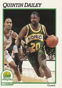 1991-92 Hoops Quintin Dailey #439 card image