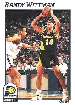 1991-92 Hoops Randy Wittman #375 card image