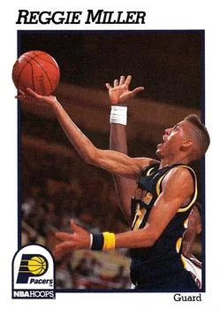 1991-92 Hoops Reggie Miller #84 card image