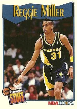 1991-92 Hoops Reggie Miller IS #303 card image