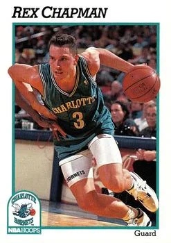 1991-92 Hoops Rex Chapman #19 card image