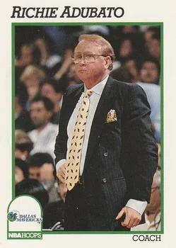 1991-92 Hoops Richie Adubato CO #226 card image