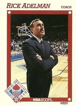 1991-92 Hoops Rick Adelman #273 card image