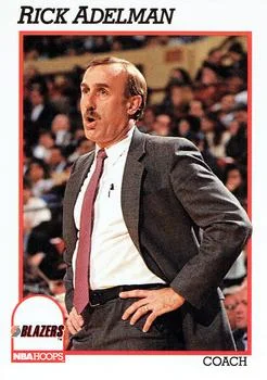 1991-92 Hoops Rick Adelman CO #242 card image