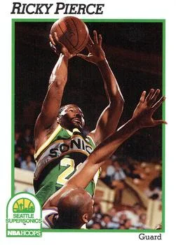 1991-92 Hoops Ricky Pierce #203 card image