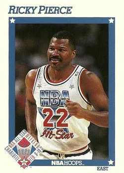 1991-92 Hoops Ricky Pierce #257 card image