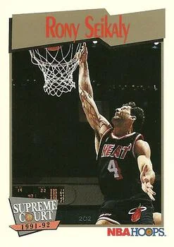 1991-92 Hoops Rony Seikaly SC #476 card image