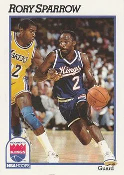 1991-92 Hoops Rory Sparrow #186 card image