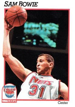 1991-92 Hoops Sam Bowie #132 card image
