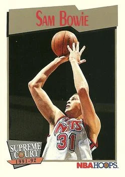 1991-92 Hoops Sam Bowie SC #481 card image