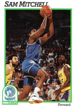 1991-92 Hoops Sam Mitchell #127 card image
