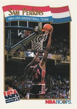 1991-92 Hoops Sam Perkins USA #561 card image