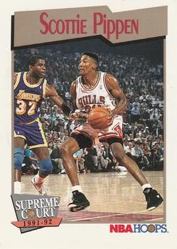 1991-92 Hoops Scottie Pippen SC #456 card image