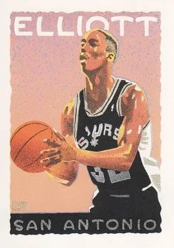 1991-92 Hoops Sean Elliott TC #526 card image
