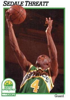 1991-92 Hoops Sedale Threatt #204 card image
