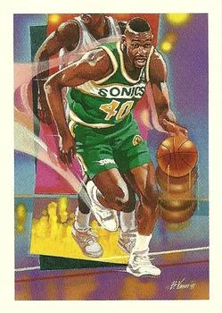 1991-92 Hoops Shawn Kemp TC #527 card image