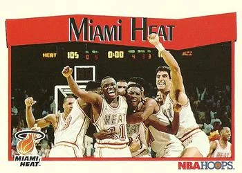 1991-92 Hoops Sherman Douglas / Glen Rice / Rony Seikaly #287 card image