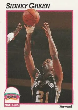 1991-92 Hoops Sidney Green #191 card image