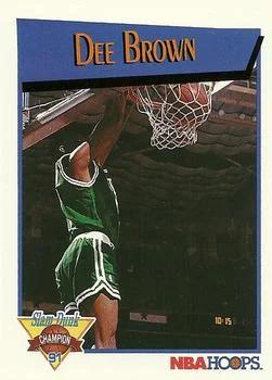 1991-92 Hoops Dee Brown [Slam Dunk Champions] Slam Dunk Champions #VI card image