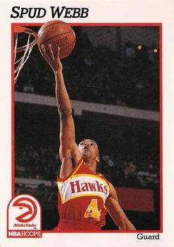 1991-92 Hoops Spud Webb #6 card image